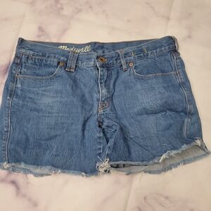 Madewell Blue Denim Cutoff Shorts